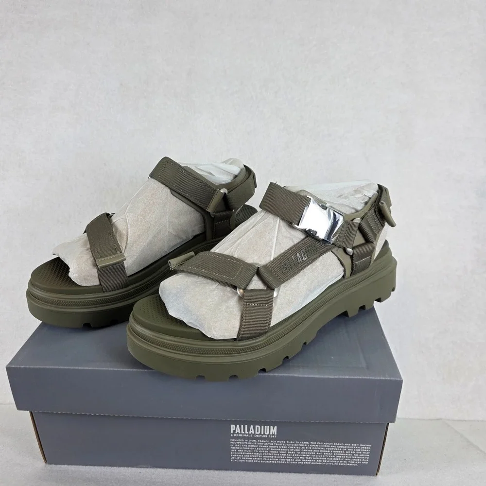 Palladium Pallacruise Strap Women's Size 9.5 Dusky Green New in ‎ Box